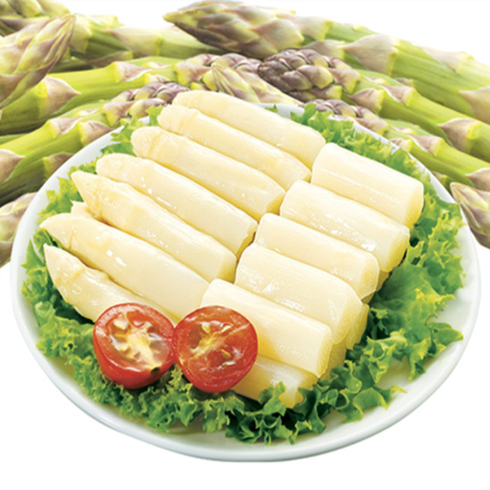 factory canned white asparagus
